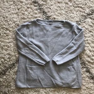 Cos gray sweater with pockets
